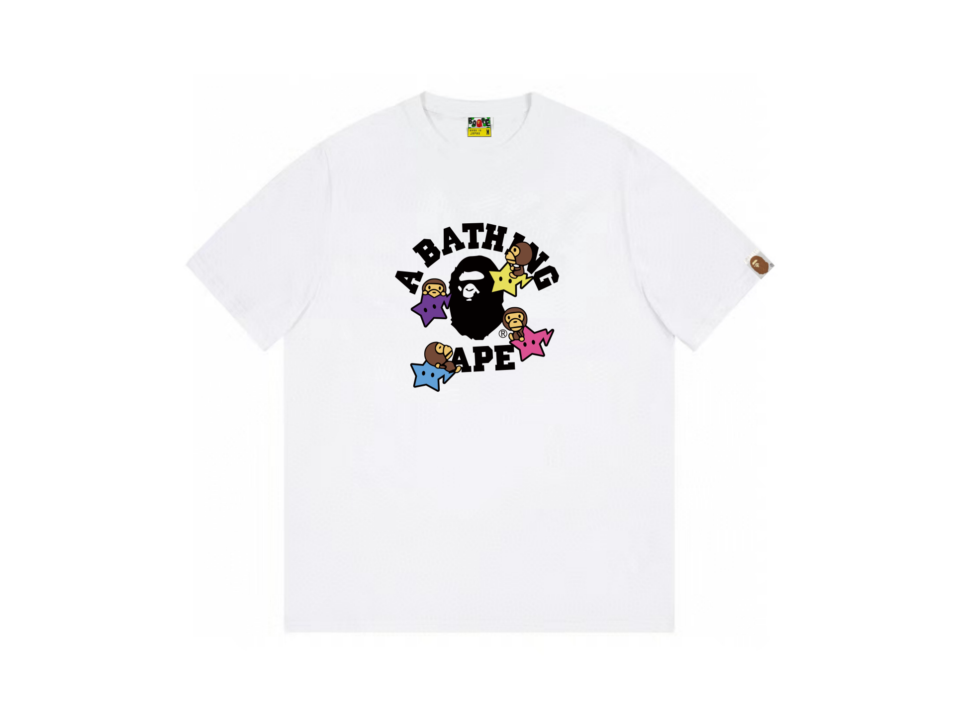 Chest Print Crew Neck Short Sleeve photo 4