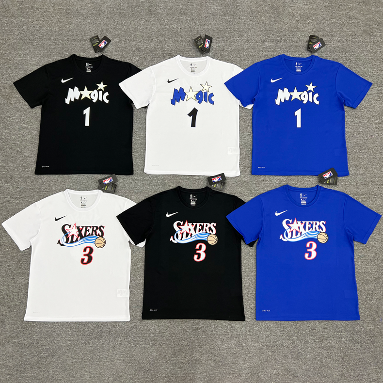 Magic and Sixers NBA Jersey T-Shirts