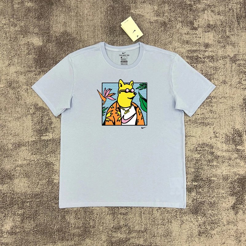 Nike T-Shirts Short-Sleeve Graphic Logo T-Shirt — 23