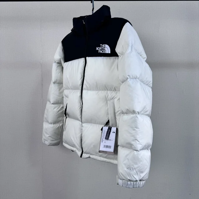 The North Face Down Jackets 1996 hooded color-block puffer product detail image 88
