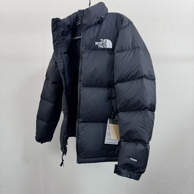 The North Face Down Jackets 1996 hooded color-block puffer product detail image 99