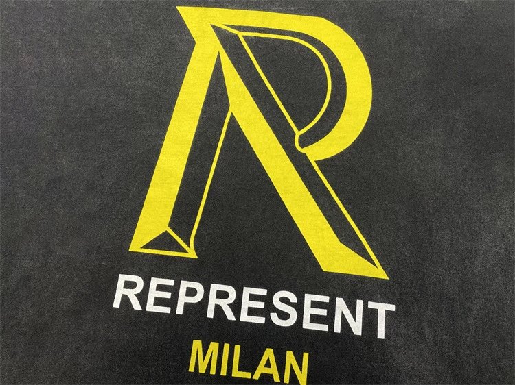 Represent Milan Oversized Washed Black T-Shirt - 22