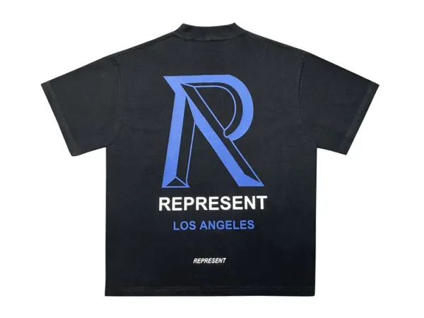 Represent Milan Oversized Washed Black T-Shirt - 15