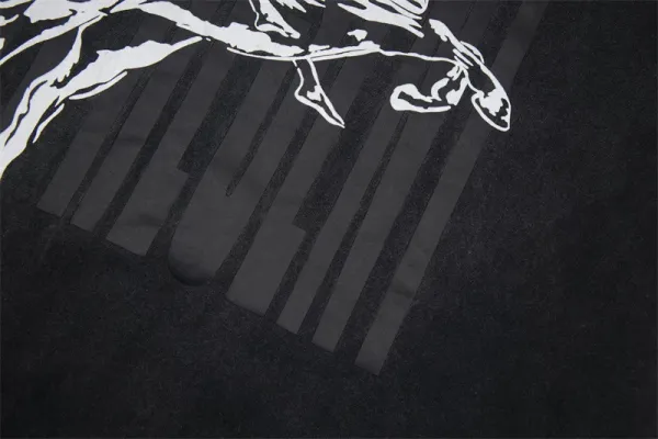 Represent Pegasus Graphic Washed Black T-Shirt - 22