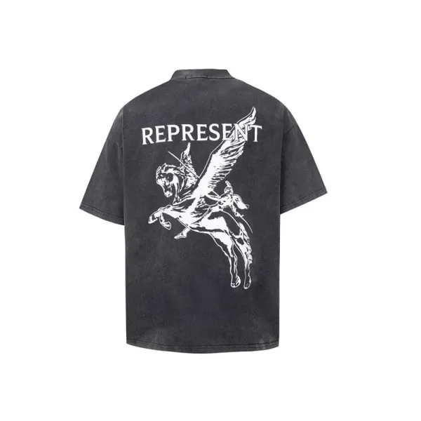 Represent Pegasus Rider Army Green T-Shirt - 17