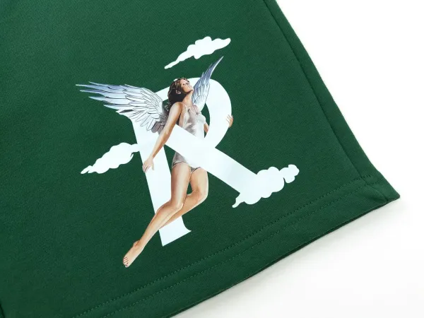 Represent Storms In Heaven Angel Print Shorts Green - 19