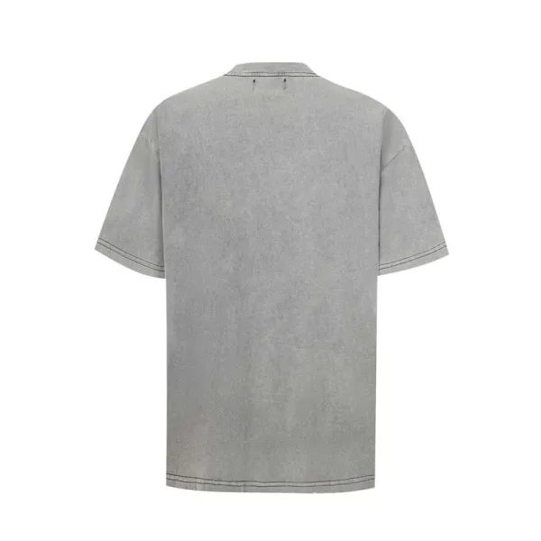 Design Acid Wash Gray Graphic T-Shirt - 13