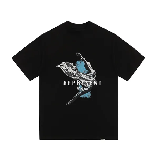 Represent Dance Graphic Black T-Shirt - 46