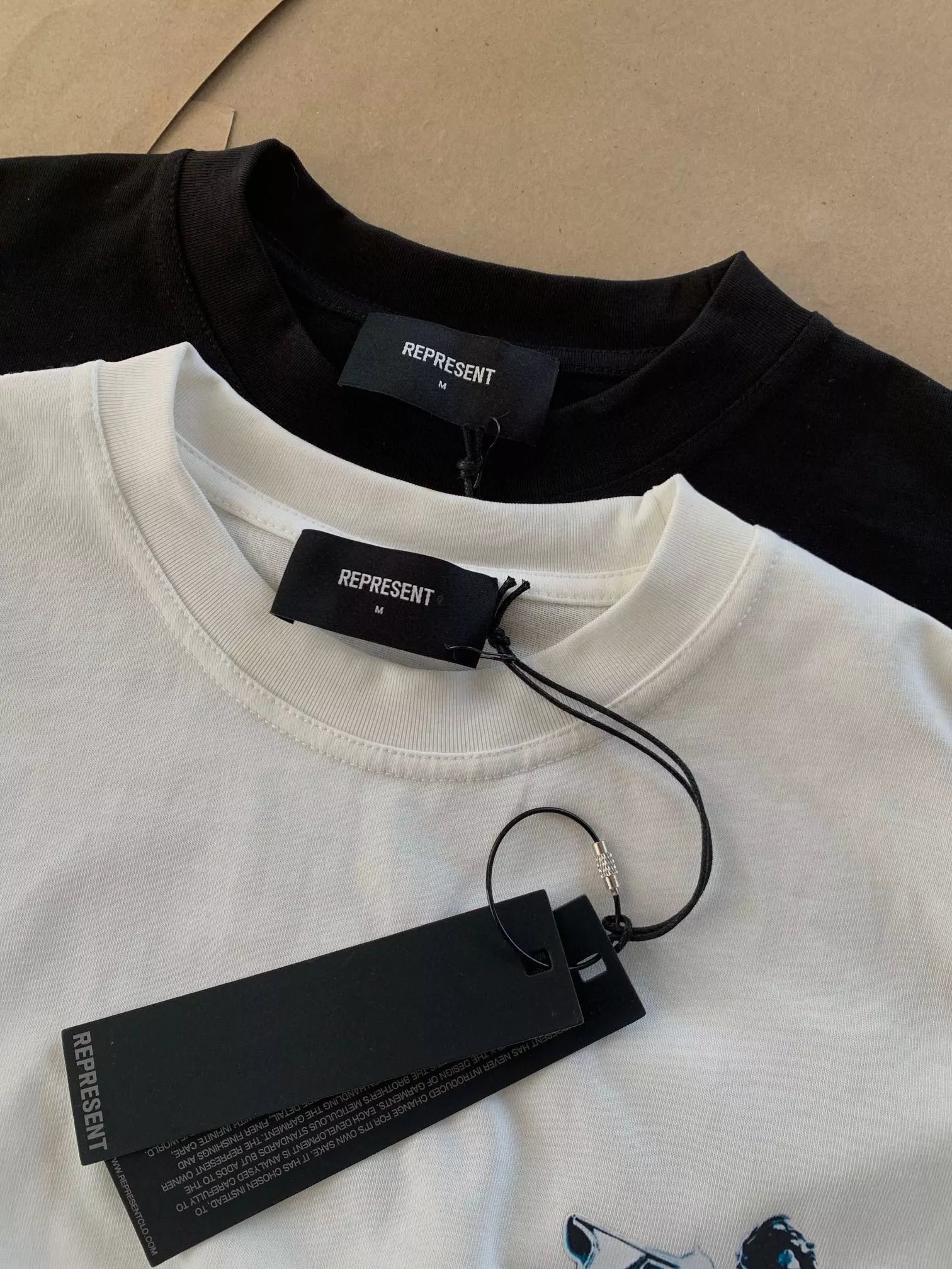 Represent Manchester City Inspired Graphic T-Shirt Off-White - 24