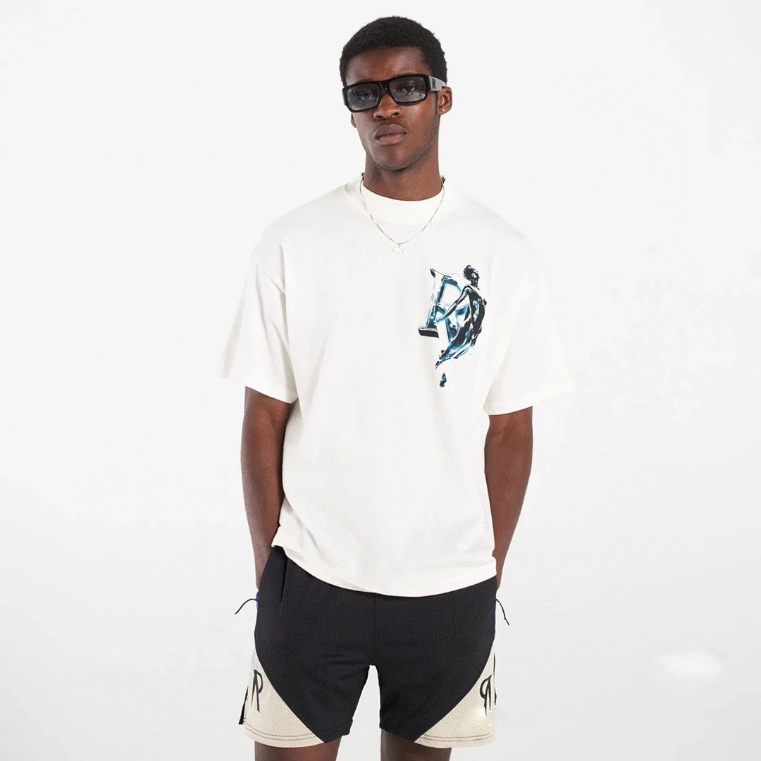 Represent Manchester City Inspired Graphic T-Shirt Off-White - 17