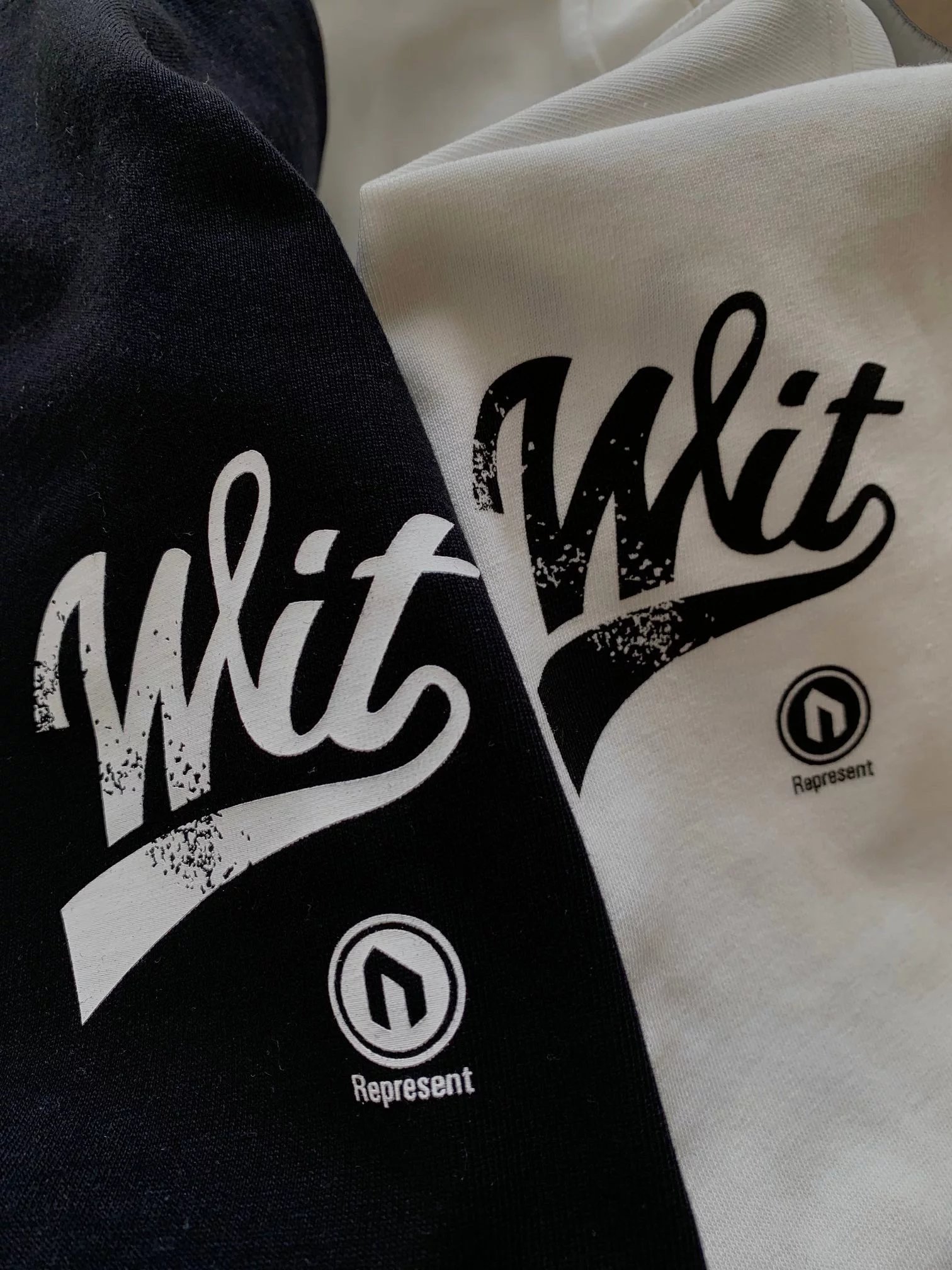 Represent Manchester City Inspired Graphic T-Shirt Off-White - 38