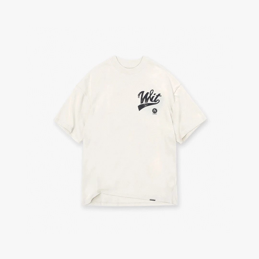 Represent Manchester City Inspired Graphic T-Shirt Off-White - 32