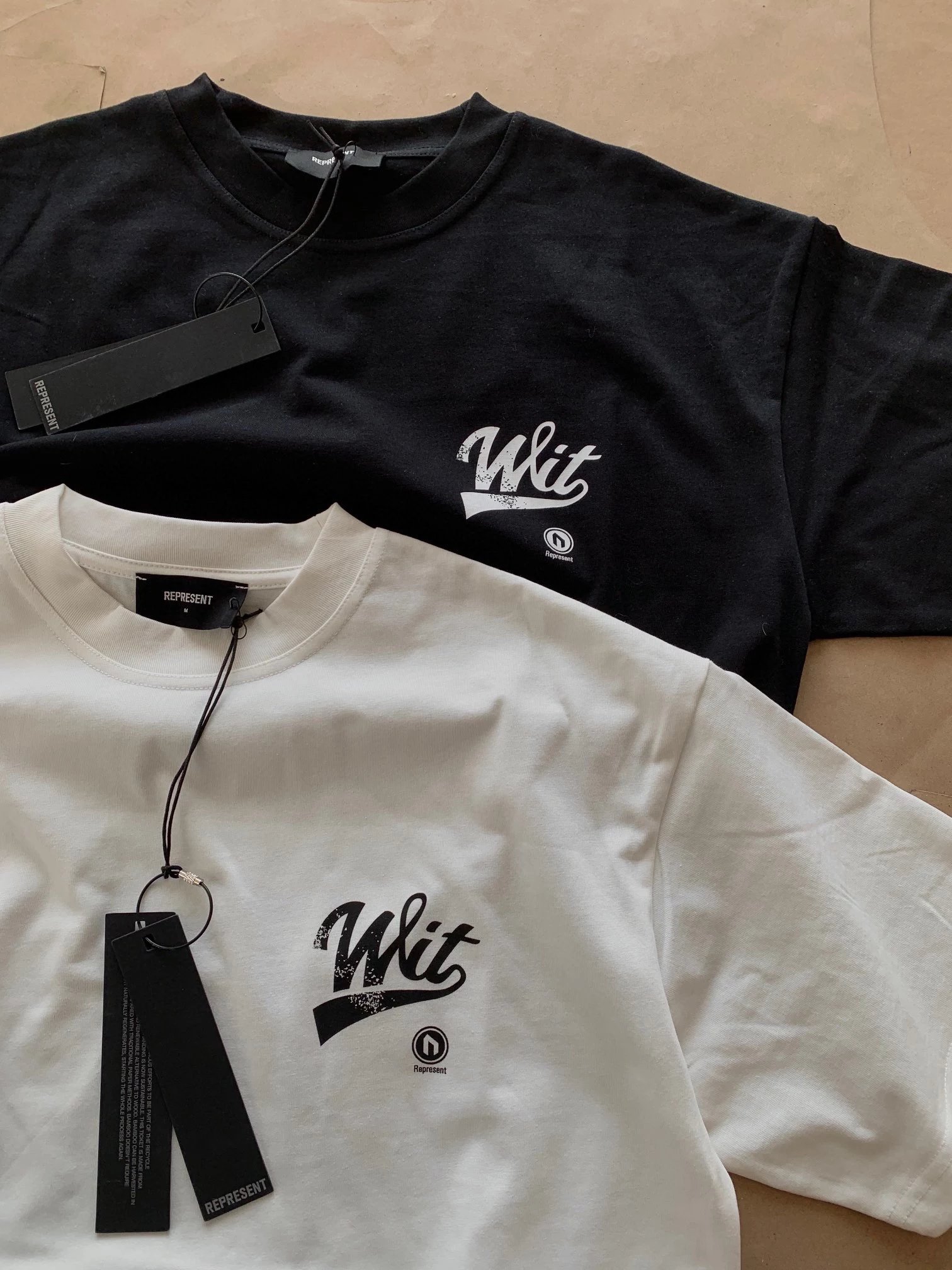 Represent Manchester City Inspired Graphic T-Shirt Off-White - 37