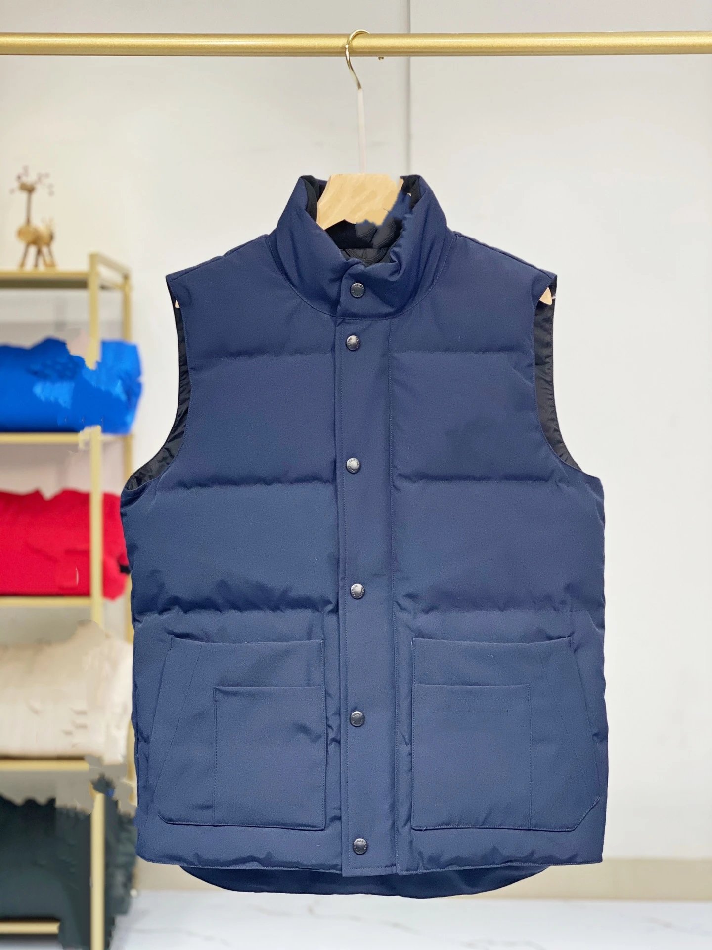 Navy Blue Red Label