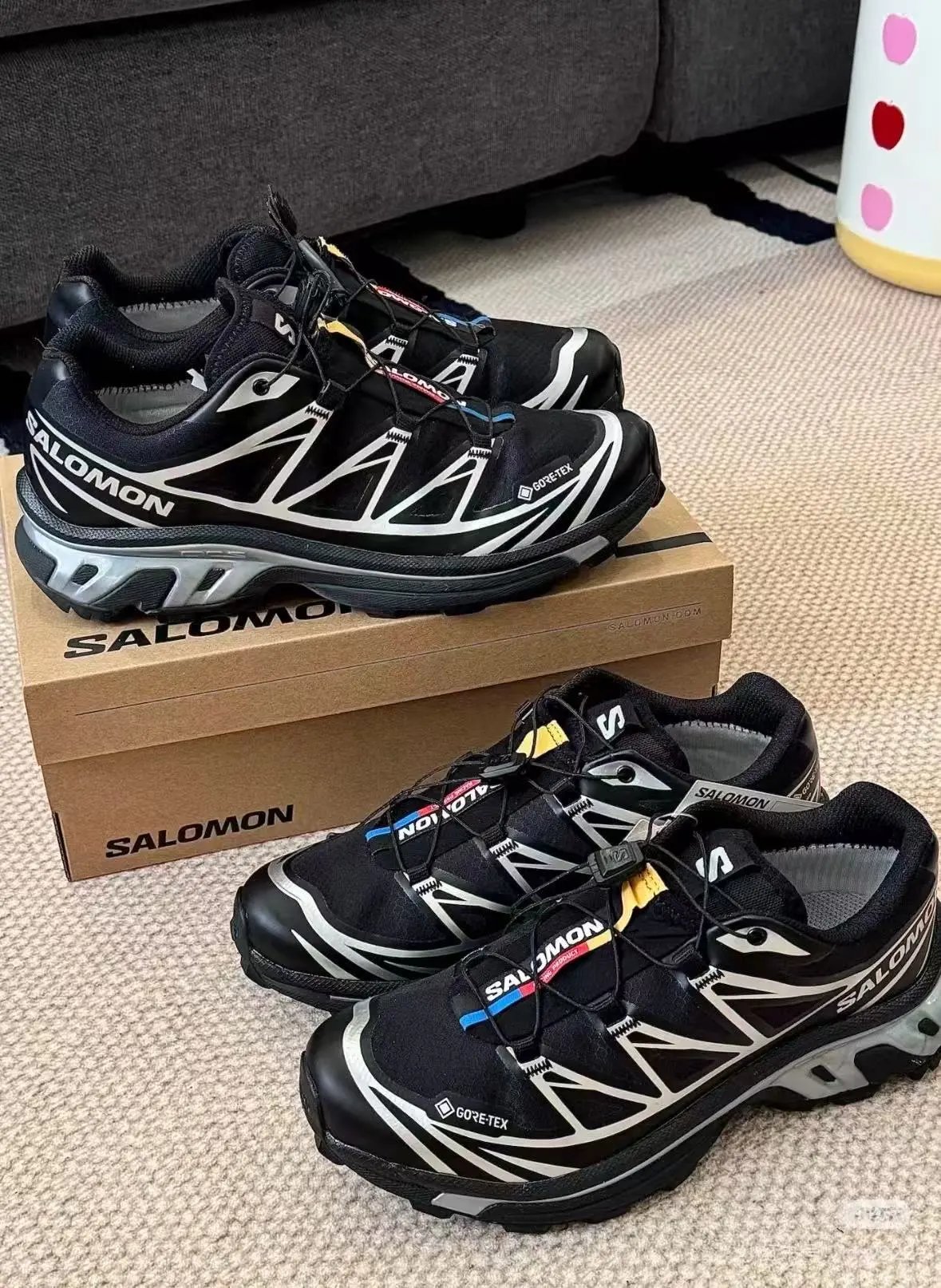 【现货秒发 七天无理由】SALOMON/萨洛蒙XA PRO 3D ADV户外XTQ XT6 Quest潮流越野机能鞋户外徒步 登山鞋防水休闲跑步鞋功能鞋合金黑香草色沙场灰黑银白色银色黑武士