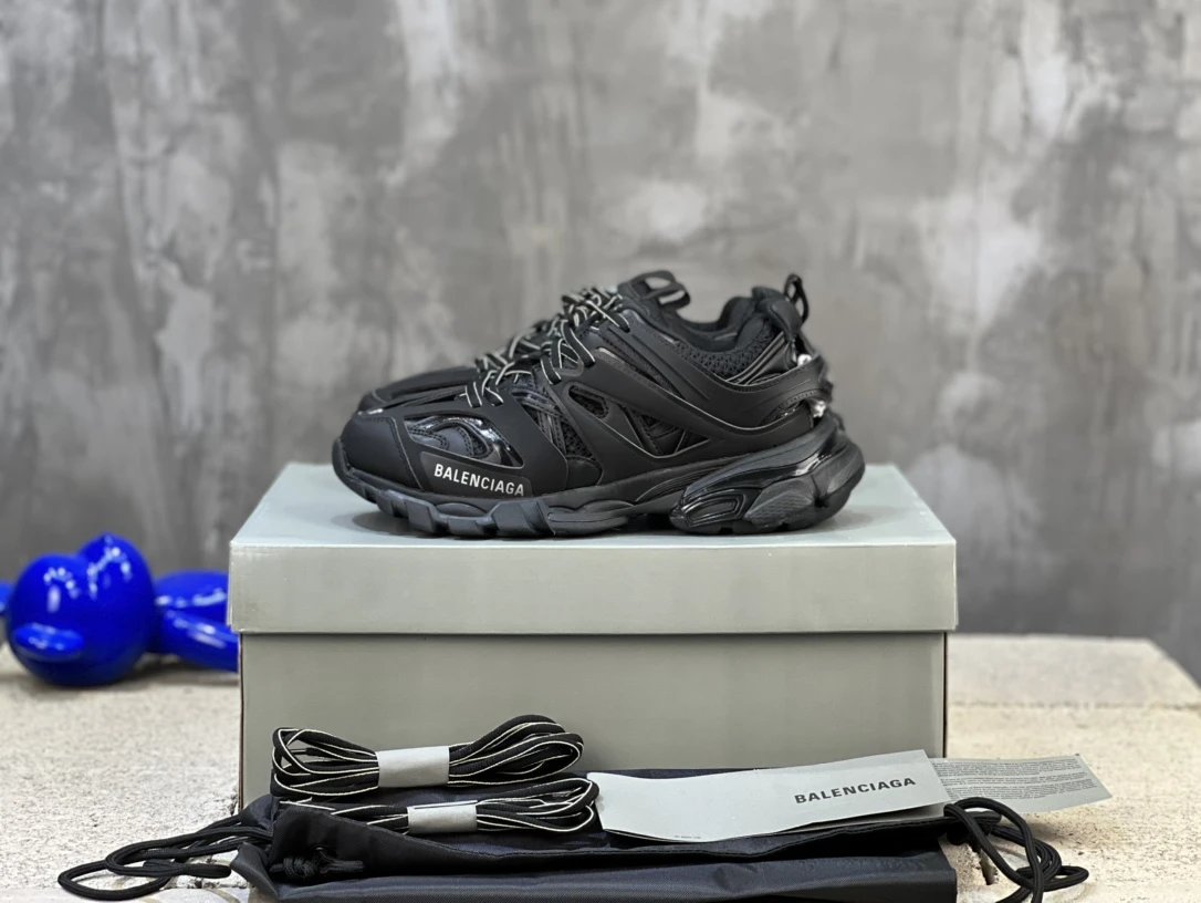 Balenciaga Black Track Sneakers
