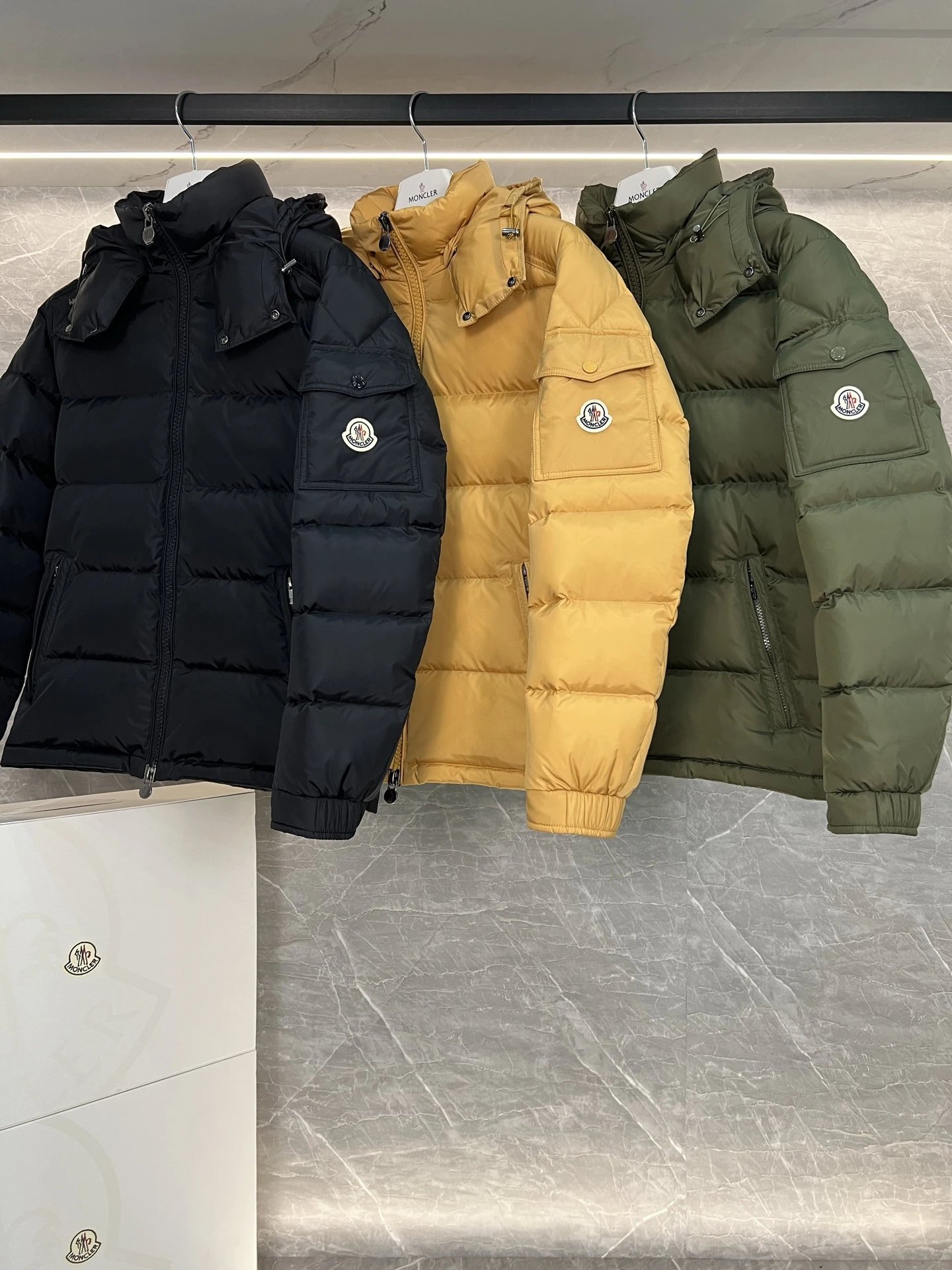 Moncler Black Yellow
