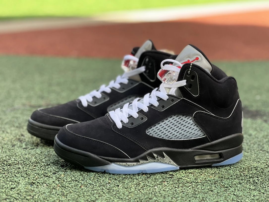 Air Jordan 5 Black White Sneakers