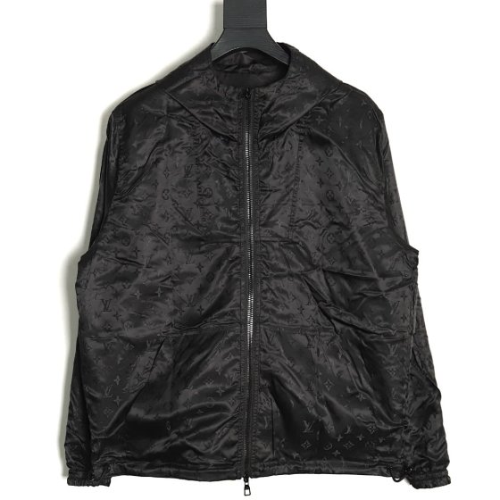 Dark pattern jacquard double-sided jacket, submachine jacket, high-quality 1:1 original version