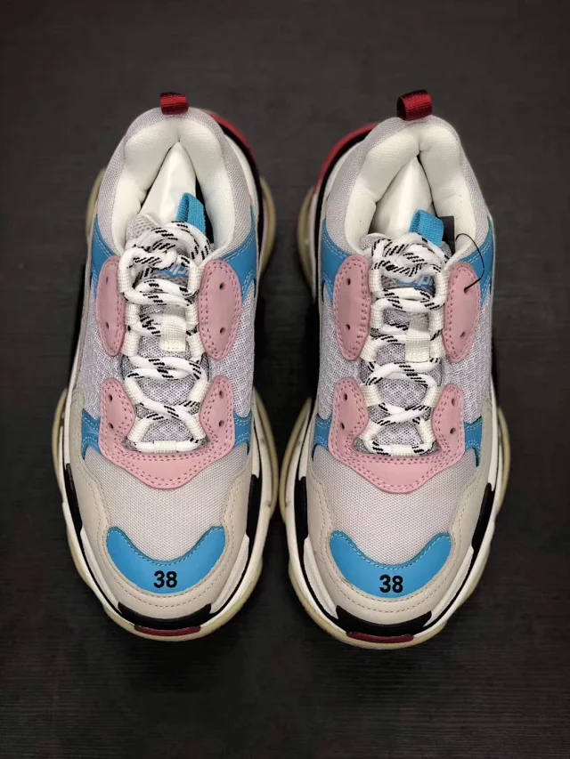 顶级新 Plus版 国产 版 Balenciaga Tripe S 巴黎 世家 复 古老爹 鞋 白玉浅做旧 顶级新 Plus版 国产 版 Balenciaga Tripe S 巴黎 世家 复 古老爹 鞋 白玉浅做旧