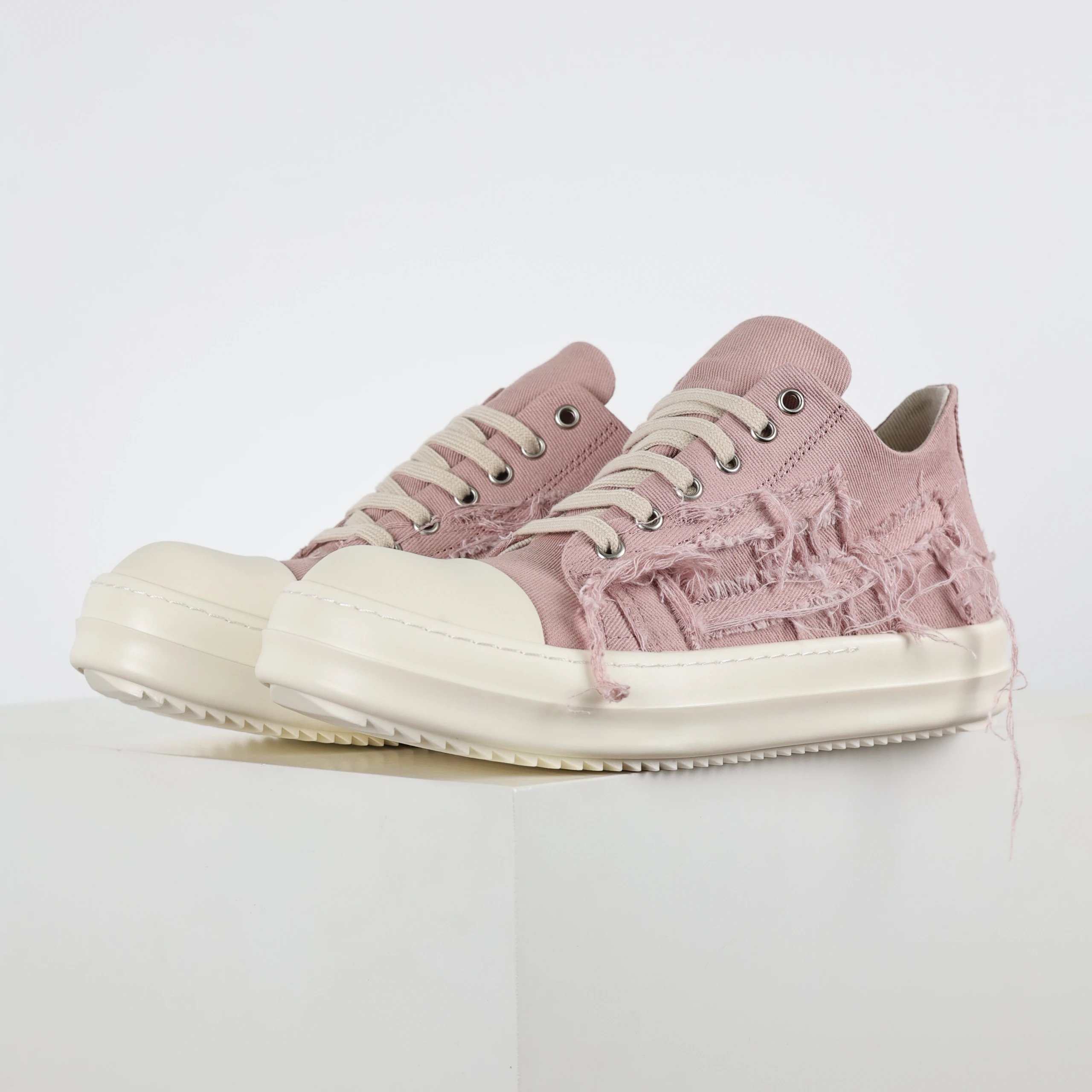 Pink Distressed Canvas