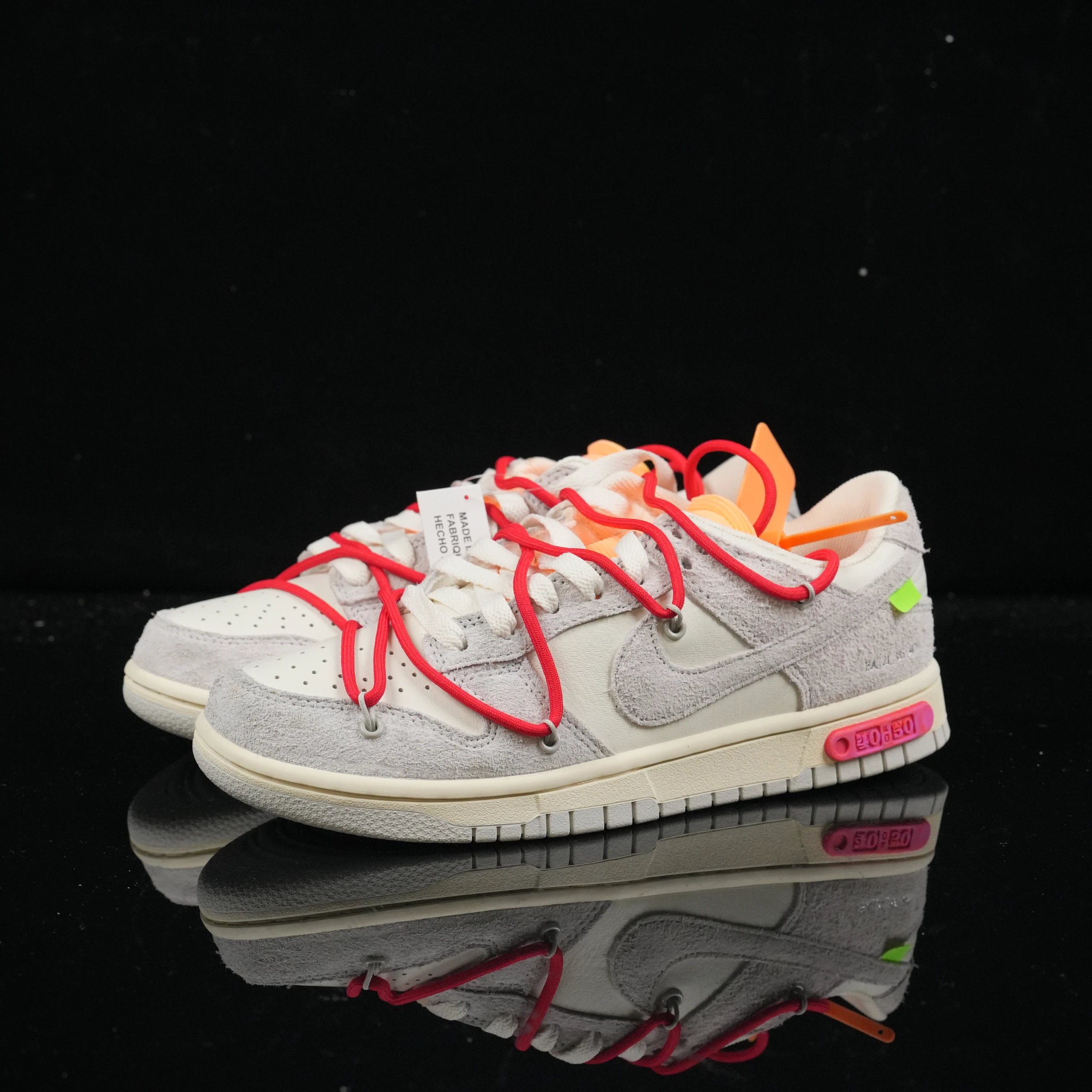 OW DUNK ON.40 Grey Red DJ0950-103
