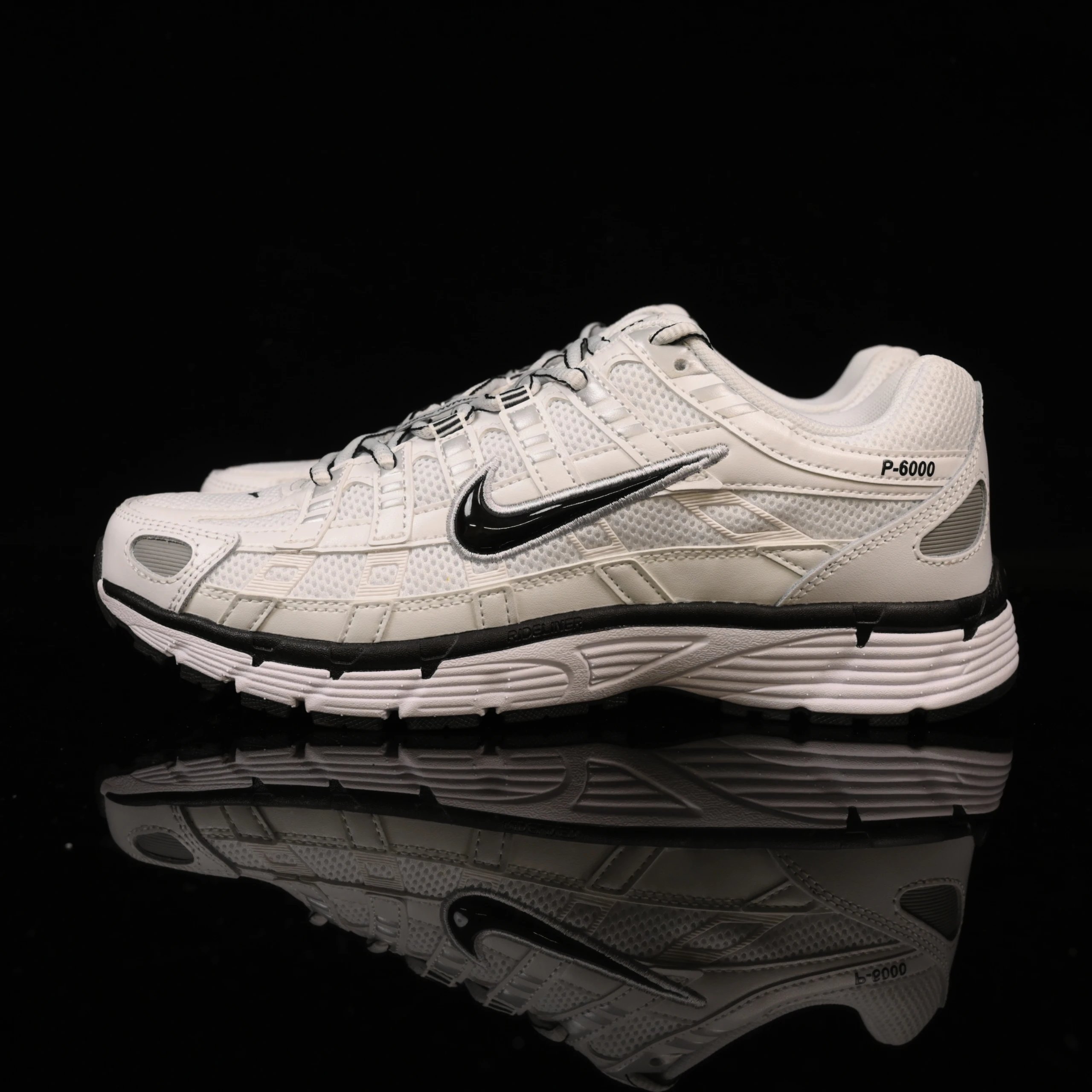 Nike P-6000 Low White Black Metallic Silver CD6404-101