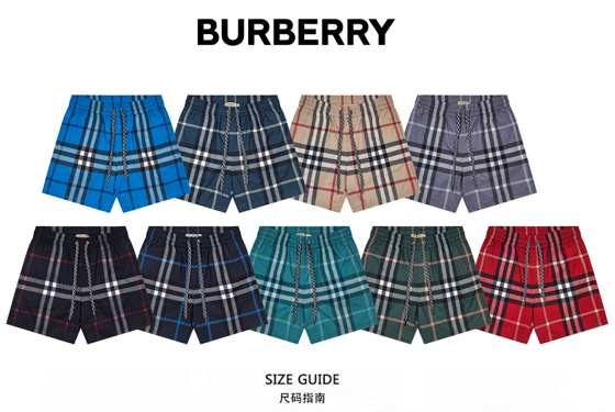 Men's Classic Plaid Summer Shorts with Drawstring and Mesh Lining