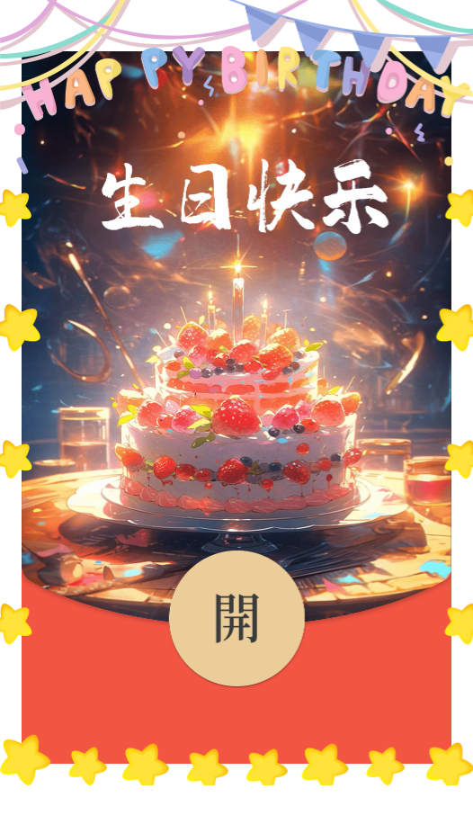 生日快乐祝福神日蛋糕新版动态wn