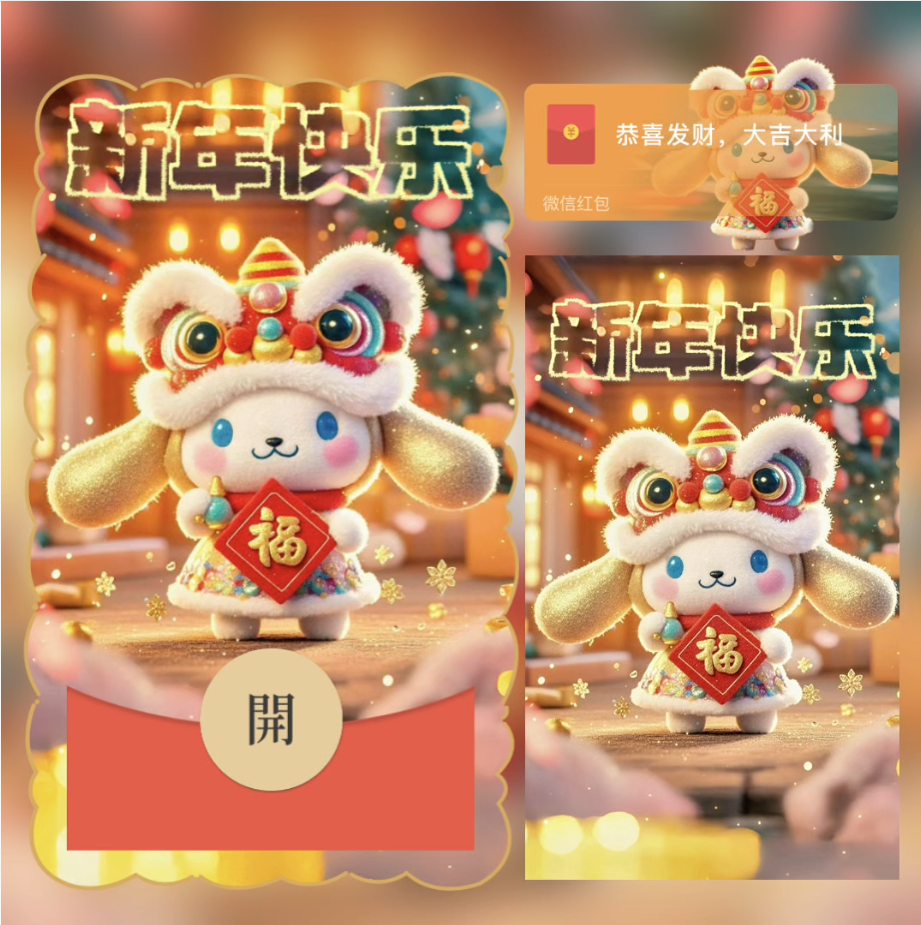 【红包封面】新年快乐
