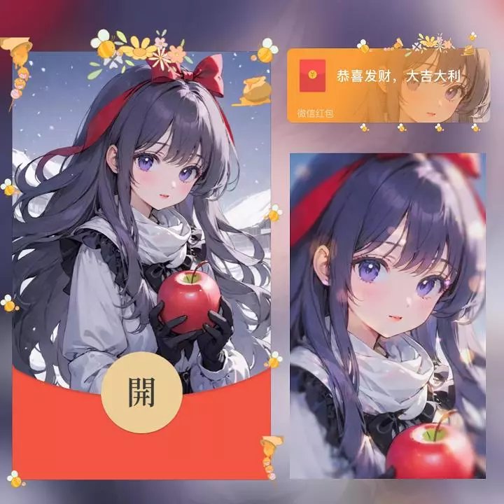 【红包封面】平安夜快乐/long