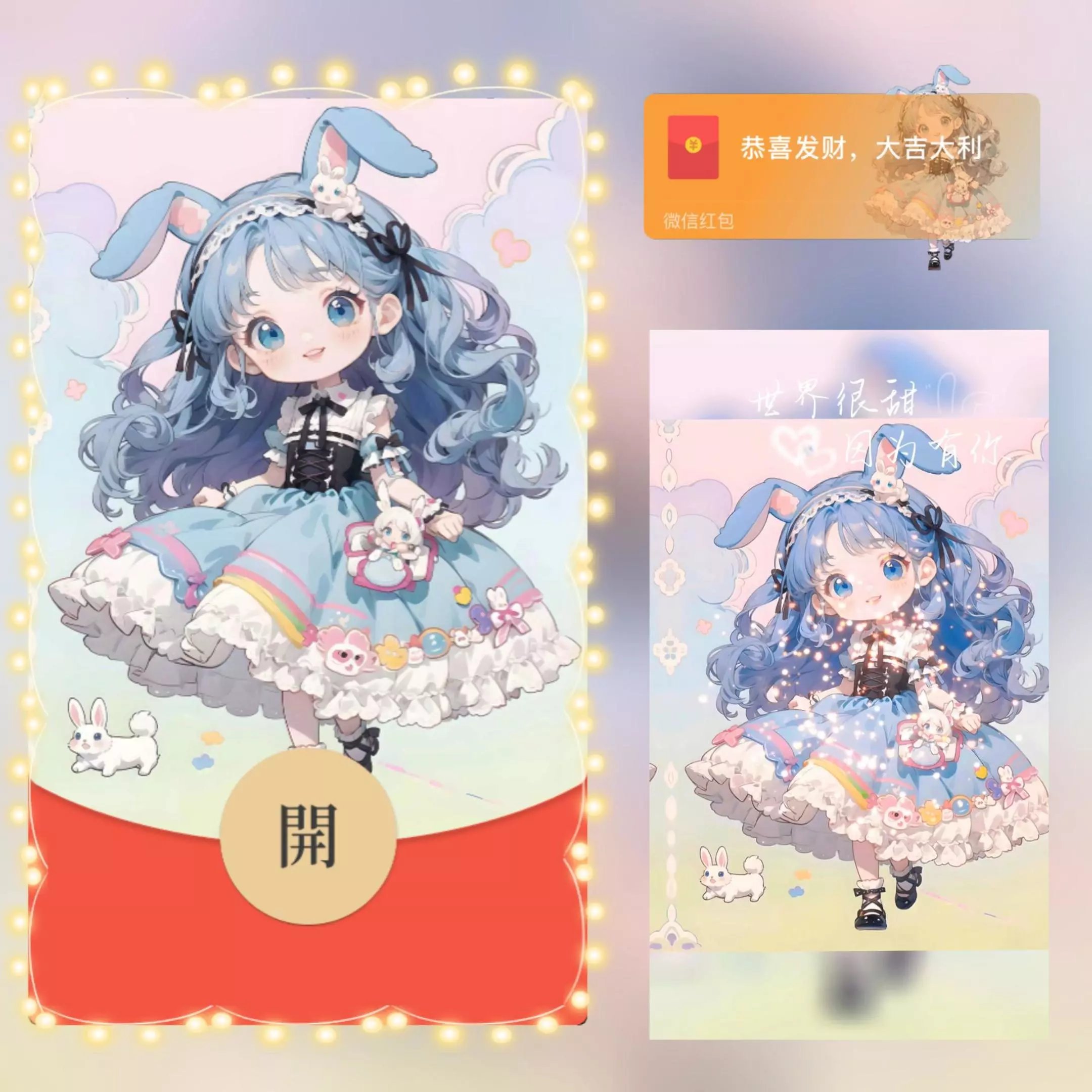 【红包封面】甜心小可爱/long