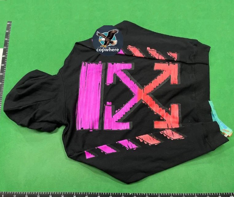 O*f white hoodie - 133499