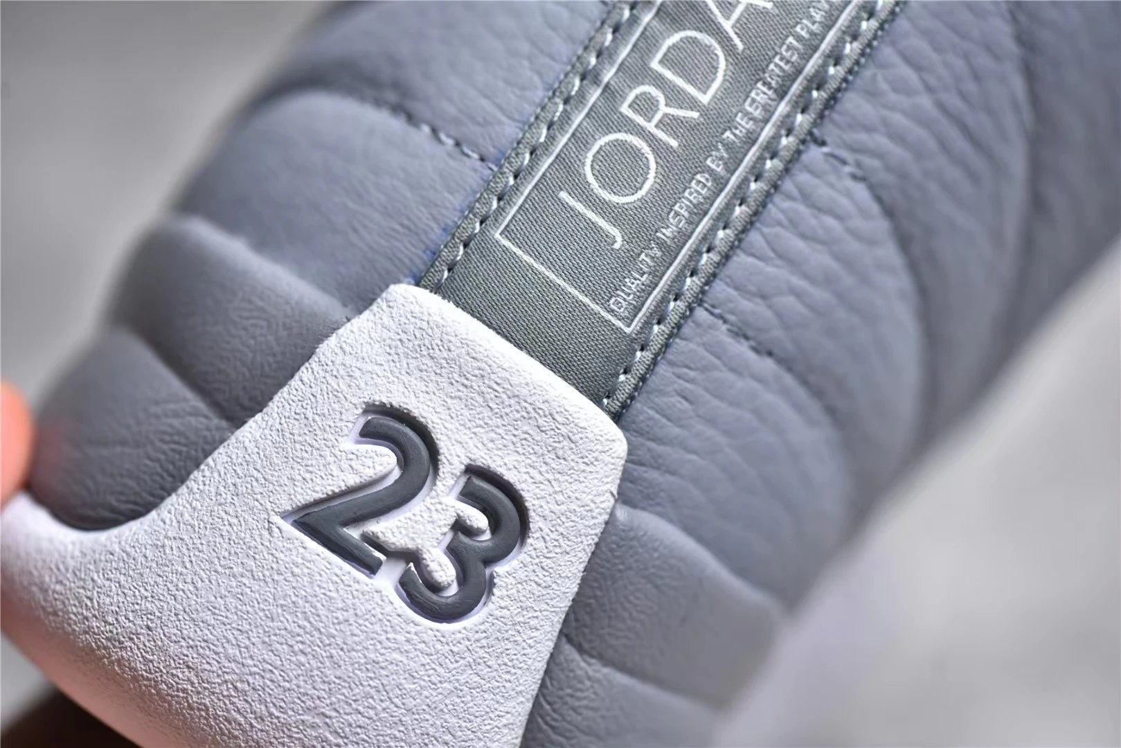Air Jordan 12 White Cement Grey Sneakers - 42