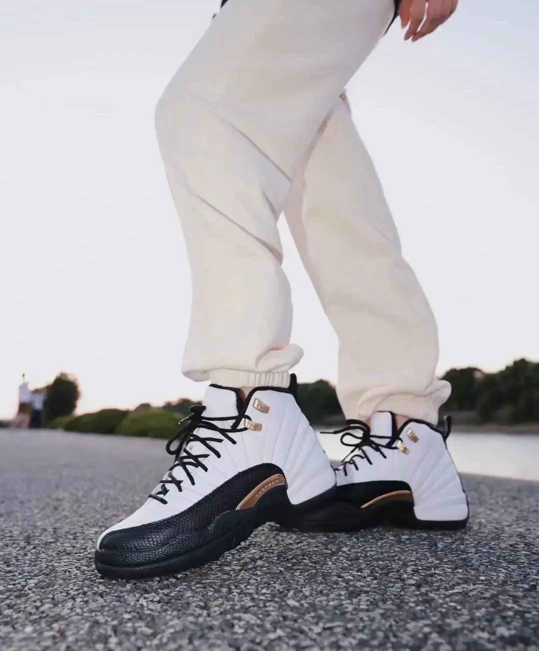Air Jordan 12 White Cement Grey Sneakers - 87