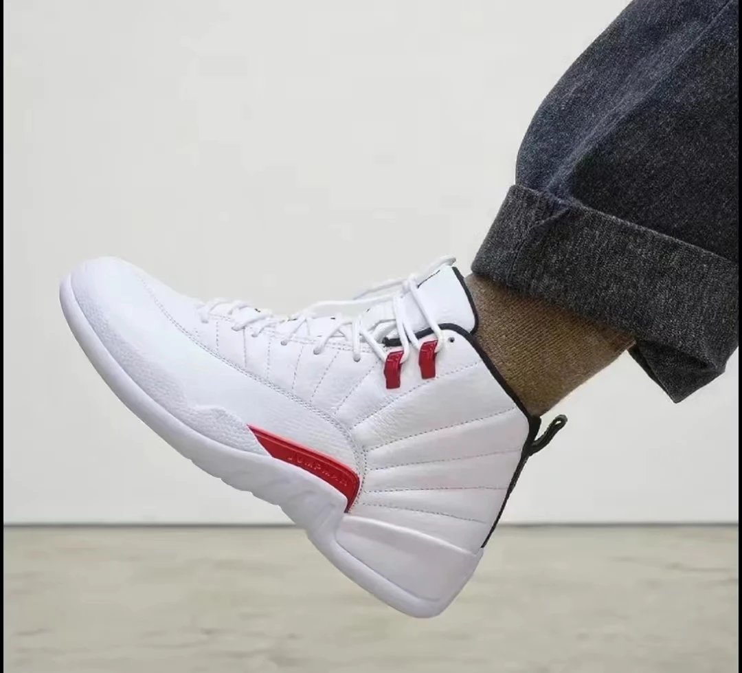 Air Jordan 12 White Cement Grey Sneakers - 85