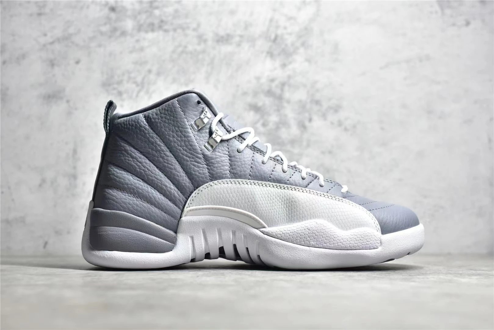 Air Jordan 12 White Cement Grey Sneakers - 50