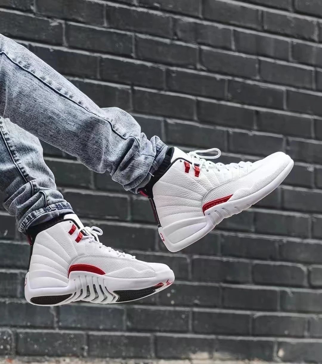 Air Jordan 12 White Cement Grey Sneakers - 84