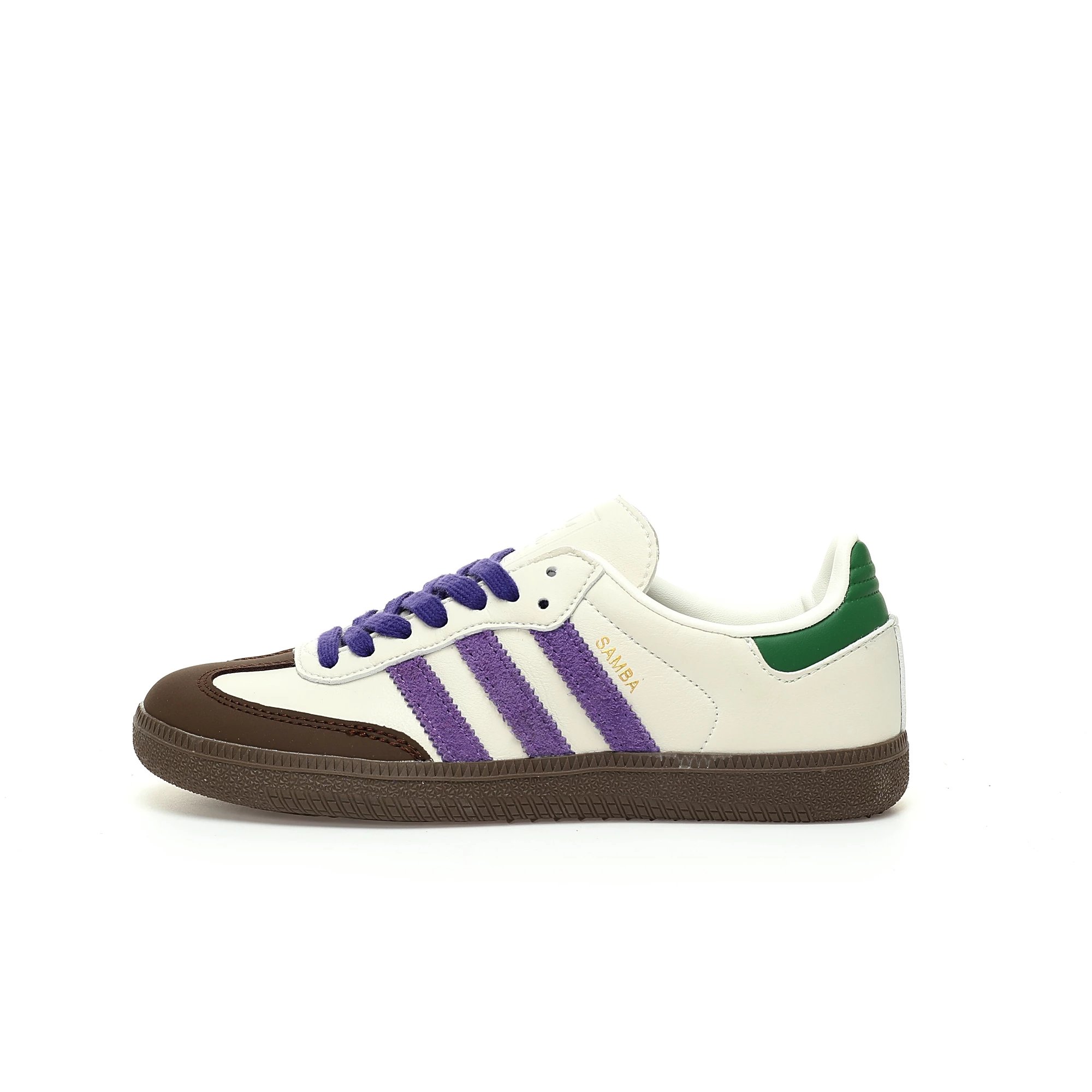 Adidas Samba Messi White Blue Gold Sneakers - 9