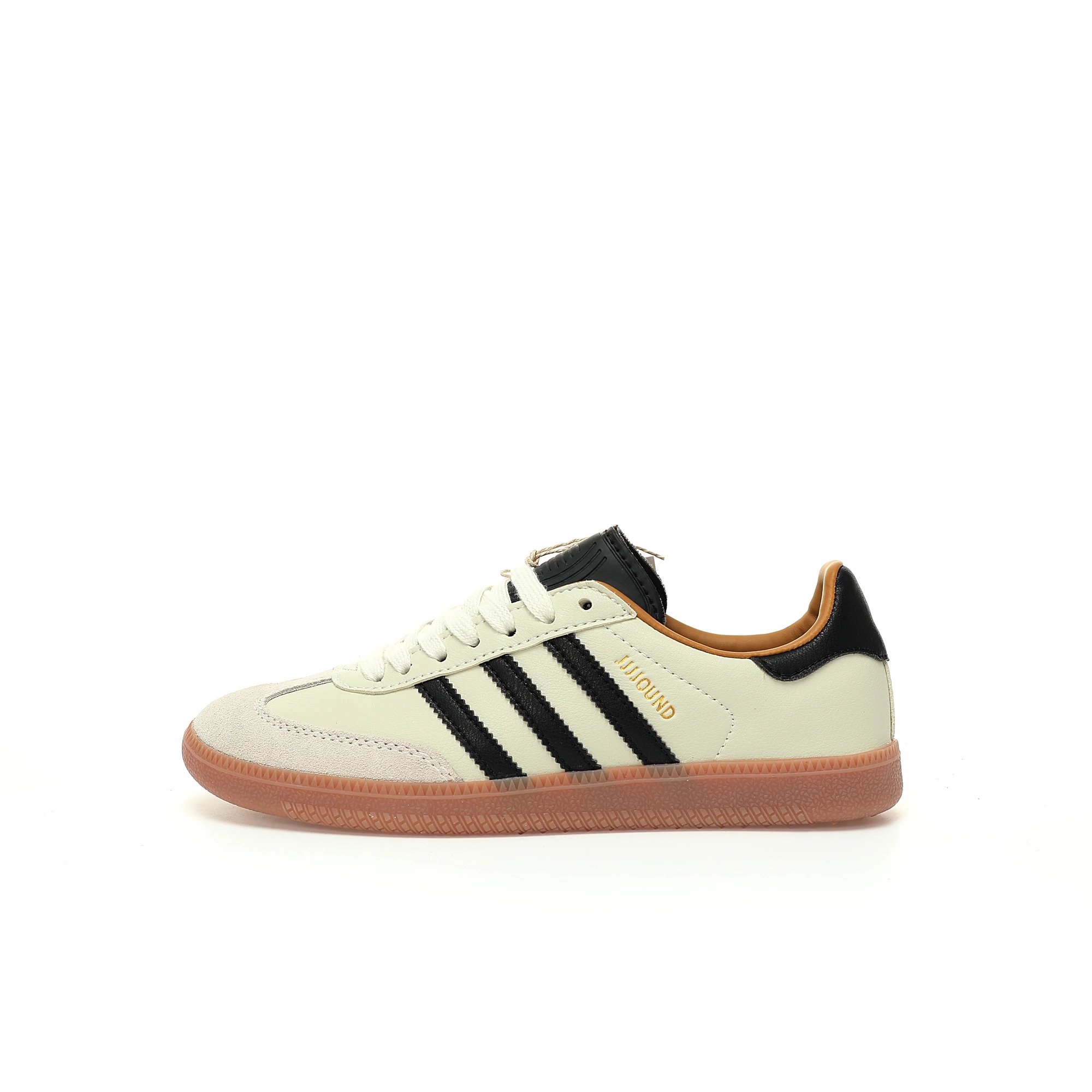 Adidas Samba Messi White Blue Gold Sneakers - 10