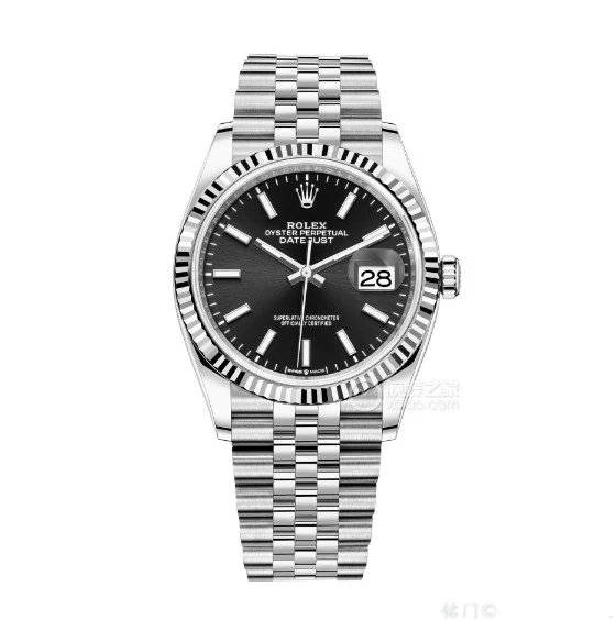 Rolex ROLEX 36mm Classic Black Unisex Watch Fashion Versatile Watch Imported from Japan Mechanical Movement
