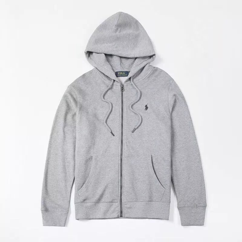 Men's pony embroidery solid color cardigan sweater coat 189 yuan sweater autumn cardigan sports coat