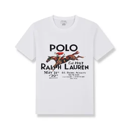 thumbnail for Polo equestrian-print short-sleeved T-shirt p 99 yuan