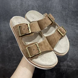 thumbnail for [Foshan Super A Version] Brunello Cucinelli, BC 2025ss New Slippers Shipped Suede Slippers