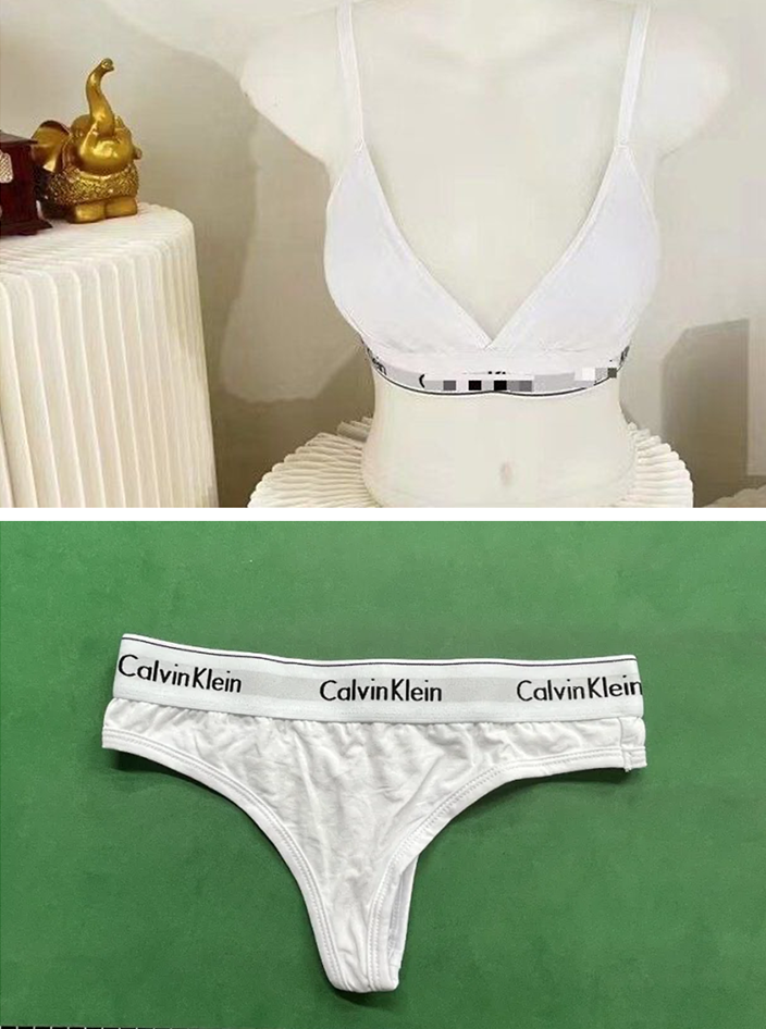 White thong set