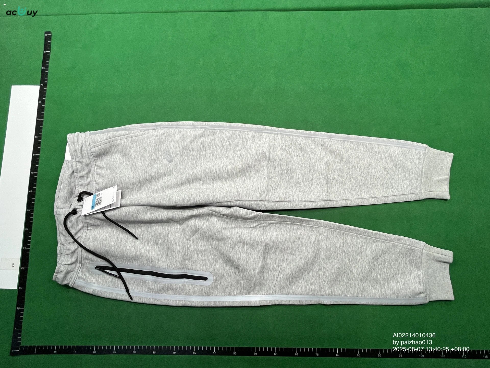 Grey pants reflective