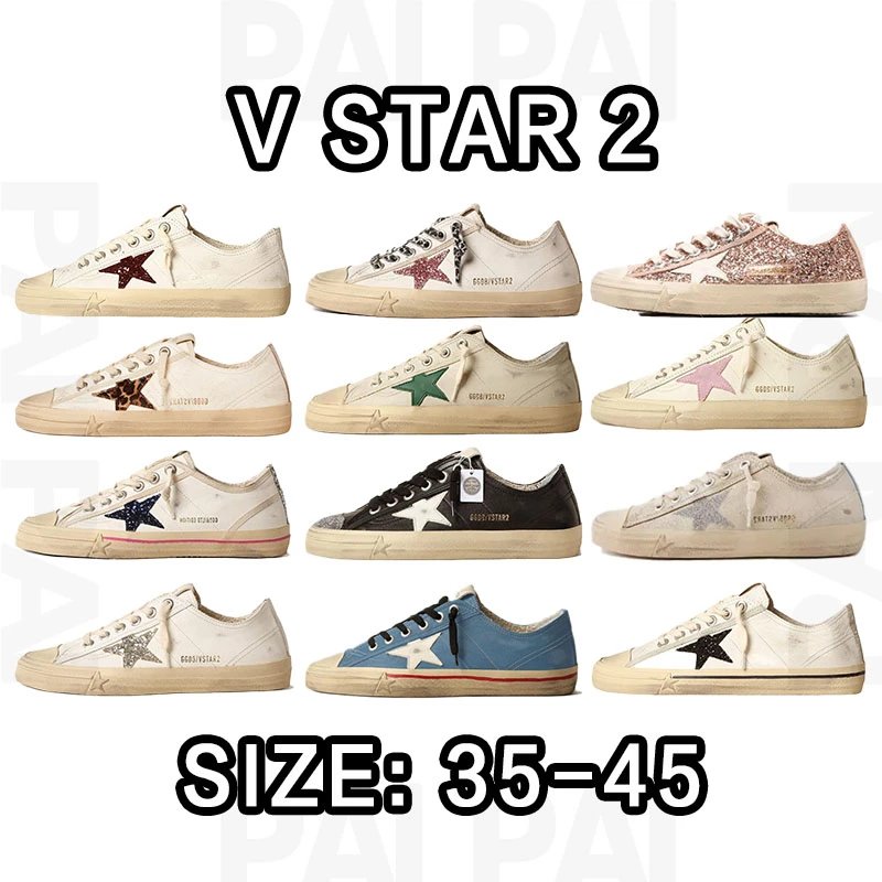 Golden Goose V Star 2 Low Top Sneakers