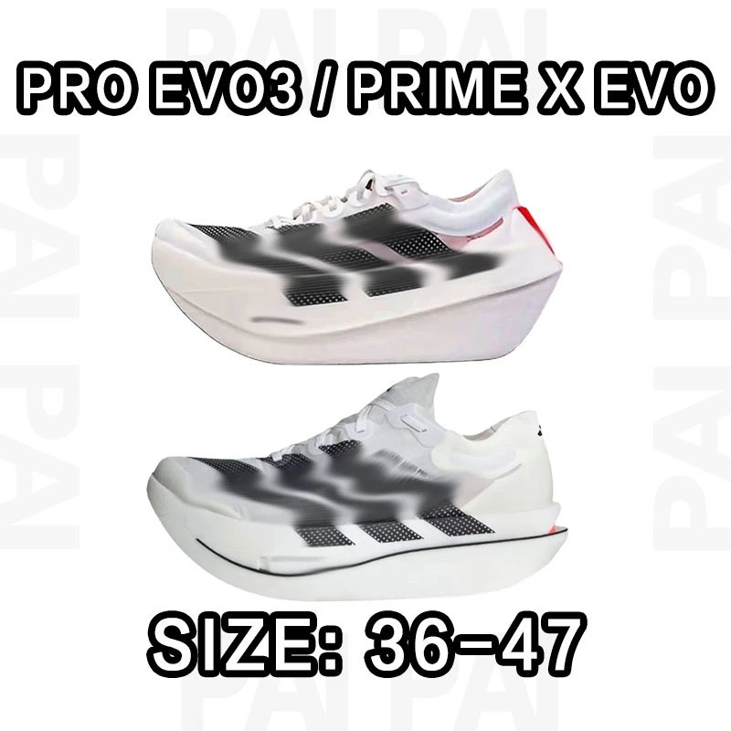 Adidas Pro EVO3 Prime X EVO White Running Shoes