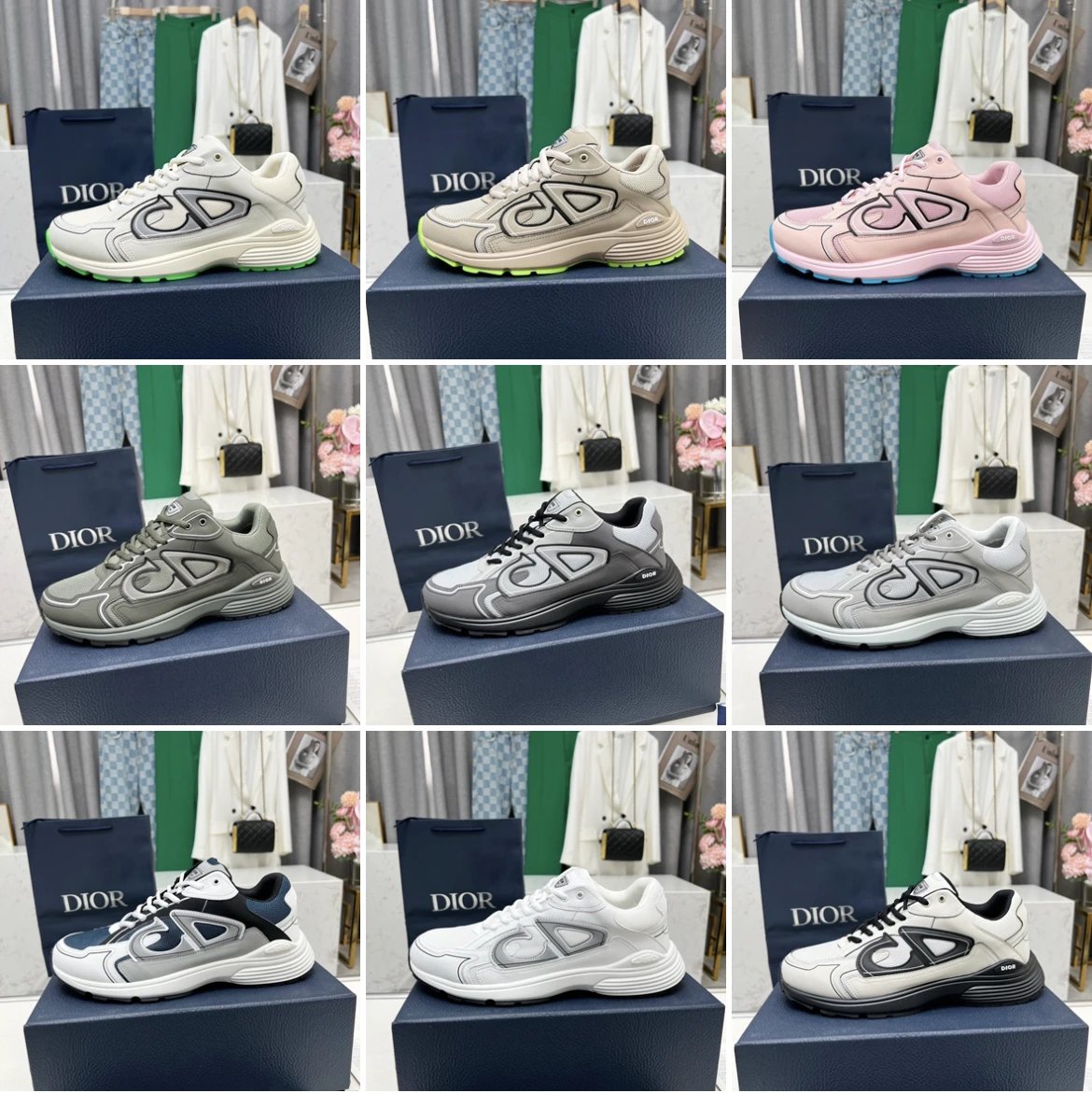 Dior White Low Top S