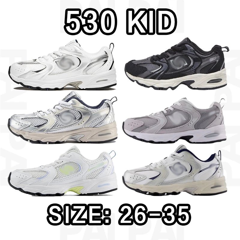530 Kid White/Black 